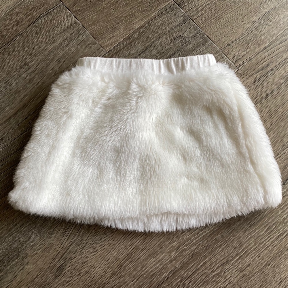 Faux fur skirt